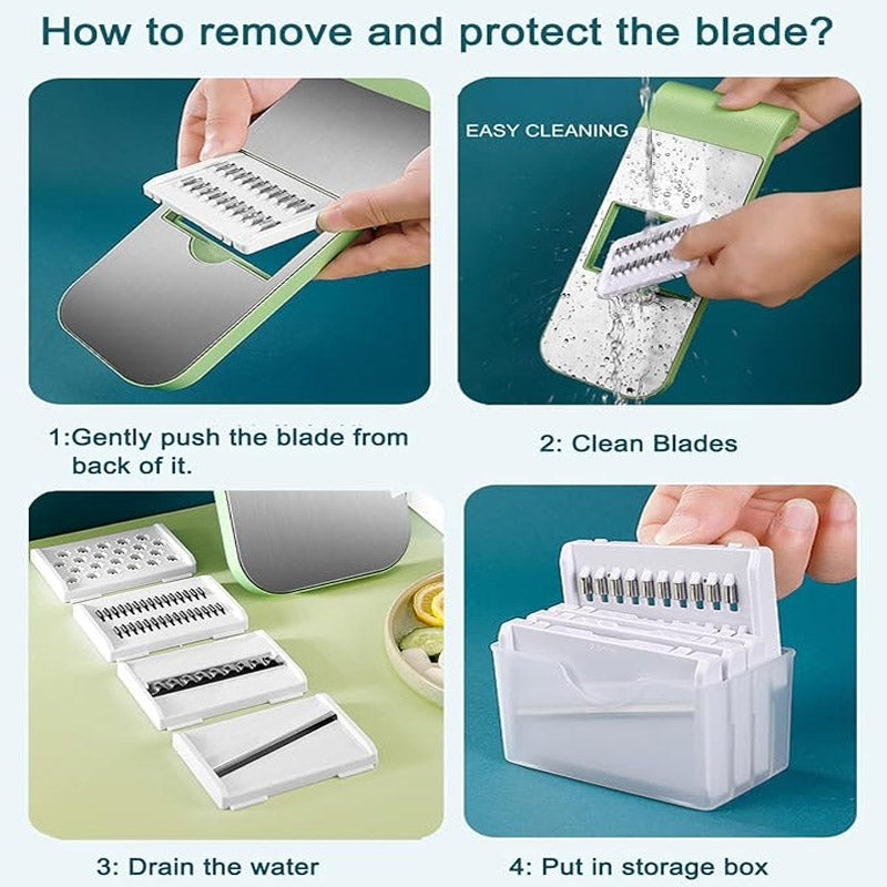 5-in-1 Vegetable Cutter – Multi-Function Kitchen Slicer