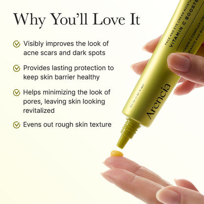 Arencia Vitamin C Booster Shot 30ml | Brightening Facial Serum for Glowing Skin