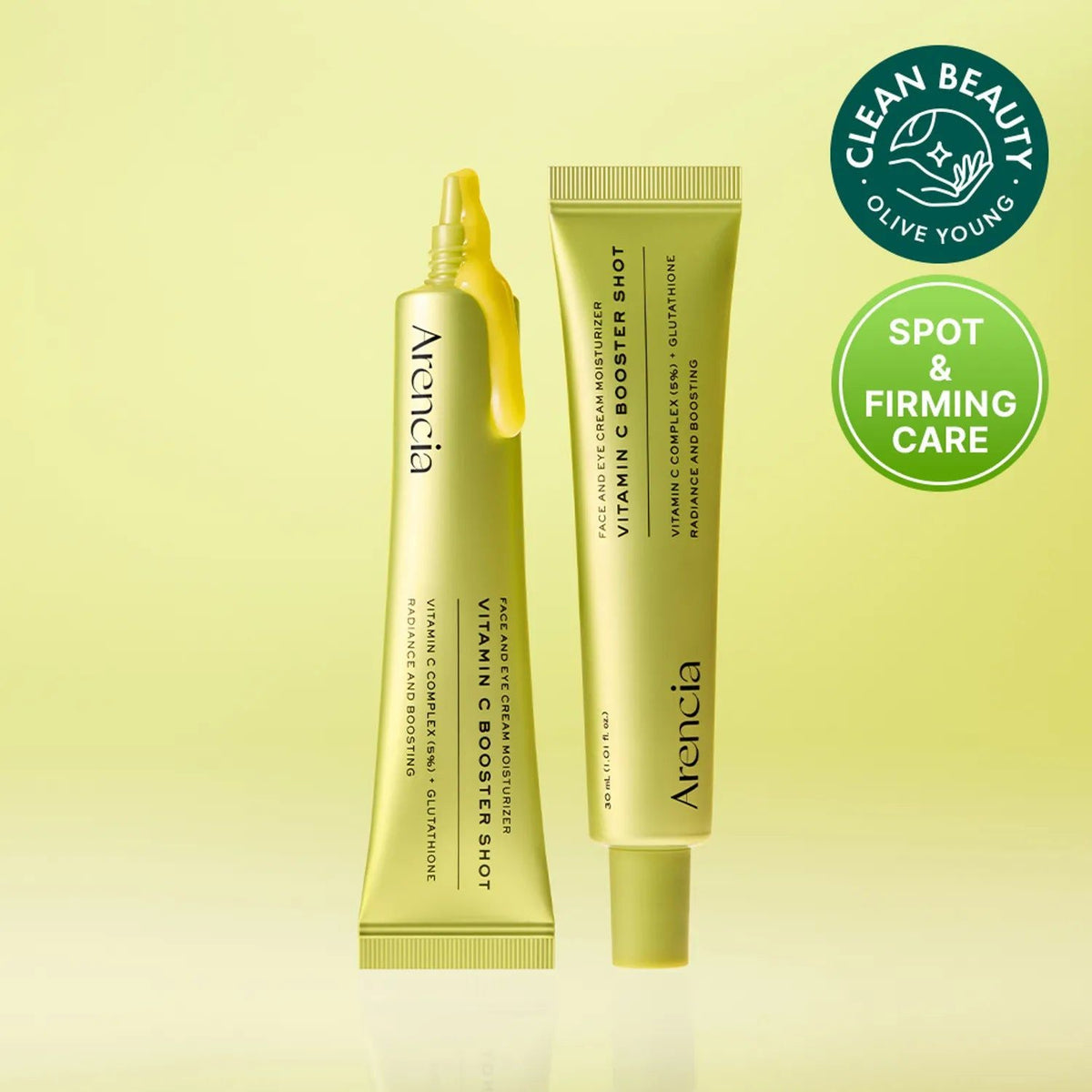 Arencia Vitamin C Booster Shot 30ml | Brightening Facial Serum for Glowing Skin