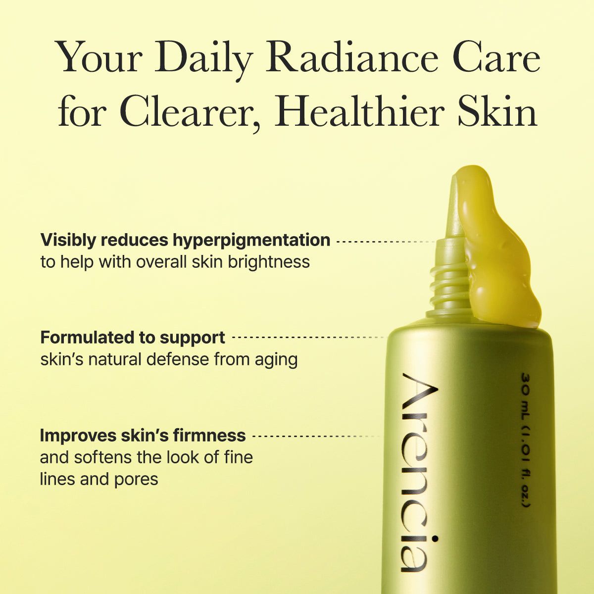 Arencia Vitamin C Booster Shot 30ml | Brightening Facial Serum for Glowing Skin