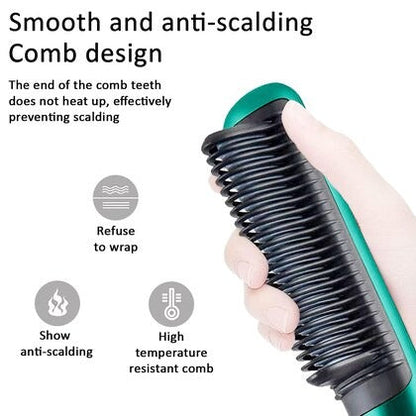909 Hair Straightener Brush – 6 Heat Modes Electric Comb